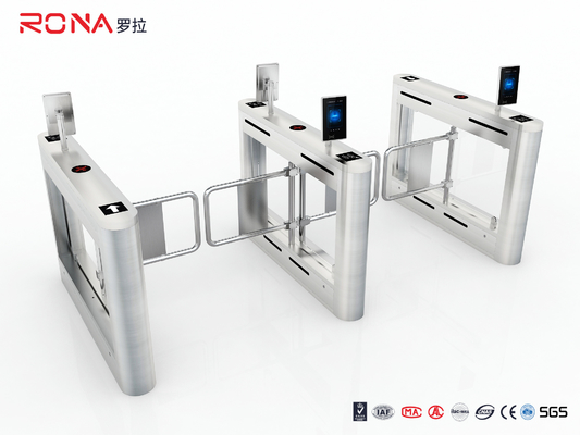 comprar Puerta peatonal de la barrera del control de acceso SUS304 con alarmas de la luz de la voz online manufacture