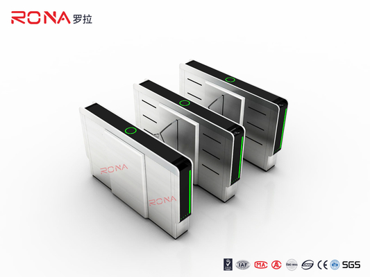 comprar Puerta automática de la barrera de la aleta del peatón 304 con anchura del motor servo 900m m online manufacture