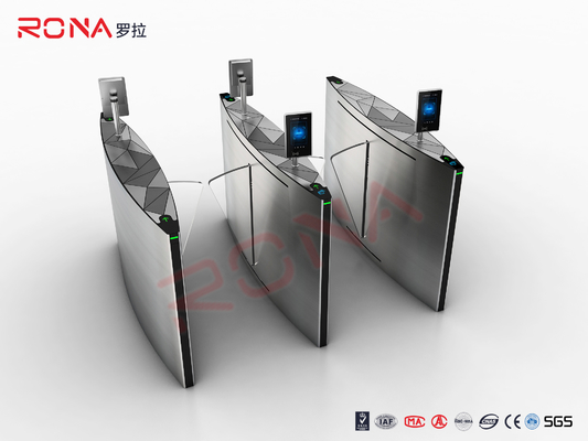 comprar Control de acceso de alta velocidad de la puerta RFID de la barrera de la aleta con el brazo oscilante de Arylic online manufacture
