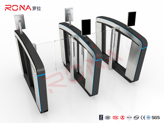 comprar Torniquete de la puerta de velocidad del reconocimiento del RFID con los brazos de Arcliy para la escuela de la oficina del hotel online manufacture