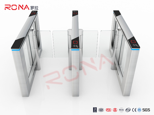 comprar Control de acceso sin cepillo del torniquete de la puerta de velocidad del motor servo con el brazo de acrílico online manufacture