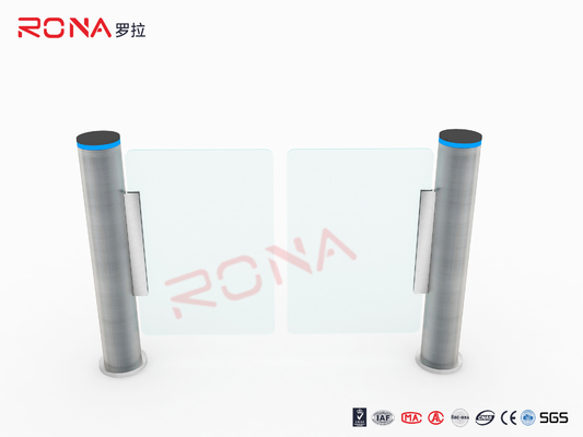 comprar Entrada de acero inoxidable del supermercado del torniquete de la puerta de velocidad 304 con la puerta elegante del cilindro online manufacture