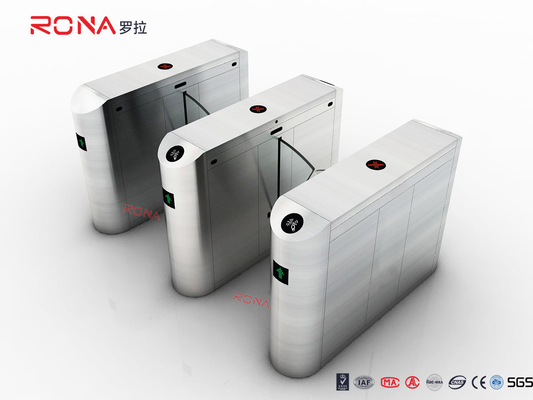 comprar Alturas de la cintura Tornos de barrera Puerta de seguridad RFID Sistemas de seguridad Flap automático online manufacture