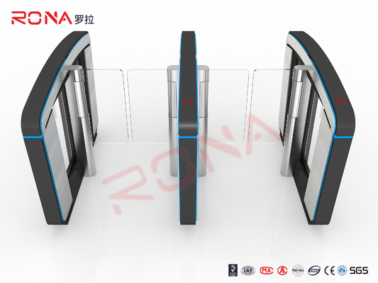 comprar Impresión digital retráctil barrera del ala de la solapa control de velocidad de los peatones puerta giratoria online manufacture