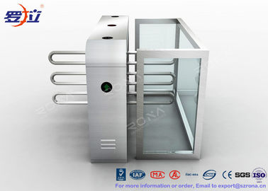 comprar Puerta de Turnstyle del acero inoxidable de los torniquetes de la altura de la cintura del lector de huella dactilar para el control de acceso online manufacture