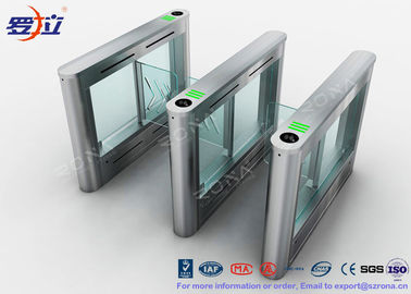 comprar Puerta de acrílico biométrica de la barrera de la aleta del acero inoxidable de la puerta de la barrera del oscilación online manufacture