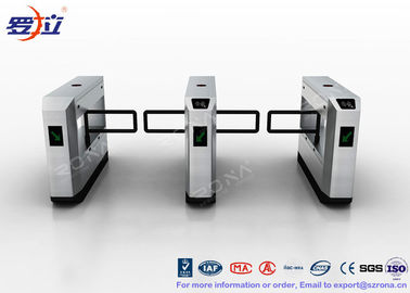 comprar Puerta de cristal de alta velocidad de la barrera del oscilación retractable con el lector de la frecuencia ultraelevada RFID online manufacture