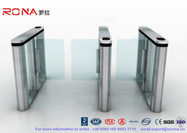 comprar Medio torniquete cepillado de la altura de velocidad de la puerta del torniquete superficial de Fastlane con el lector de huella dactilar online manufacture
