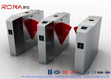 comprar Puerta de lujo de acero en frío de la barrera de la aleta, torniquete peatonal del control de acceso online manufacture