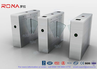 comprar Puerta de acero galvanizada de la barrera de la aleta, mecanismo bidireccional del torniquete de la aleta inteligente online manufacture