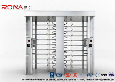 comprar Identificación rápida completa controlada de las puertas de seguridad del torniquete de la altura de la seguridad con la puerta doble con la tarjeta del RFID online manufacture