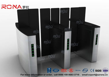 comprar Vidrio moderado de las puertas de seguridad del torniquete del control de acceso que desliza el material online manufacture