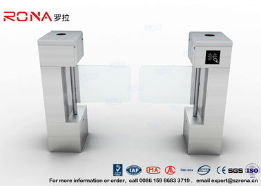 comprar Puerta peatonal de la barrera de la aleta de las puertas de seguridad de la tarjeta del control de acceso con código de barras online manufacture