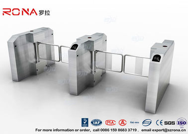 comprar Acero inoxidable de la puerta de la barrera del oscilación de la entrada de la huella dactilar para el canal de la desventaja online manufacture