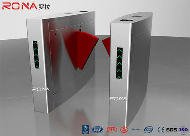 comprar Aleta suave roja de los materiales del acero inoxidable de la puerta 304 de la barrera de la aleta del torniquete del ESD online manufacture