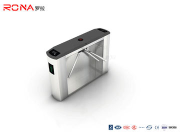 comprar Tipo torniquetes peatonales del trípode del sistema de seguridad RFID del puente con el lector de huellas dactilares online manufacture