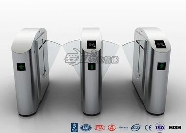 comprar Acero inoxidable del torniquete 304 de cristal de alta velocidad de la puerta de la barrera de la aleta del carril para el gimnasio/el metro online manufacture
