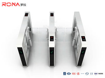 comprar Abrelatas de lujo de la puerta de velocidad dual de las barreras del control de acceso del motor servo para el pasajero online manufacture