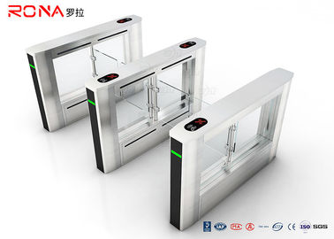 comprar Puerta de cristal del torniquete de la puerta de oscilación del edificio de oficinas RFID para el sistema del control de acceso online manufacture