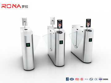 comprar 12VDC torniquete R485 R232 de la puerta de la barrera de la aleta del SUS 304 con el reconocimiento de cara online manufacture
