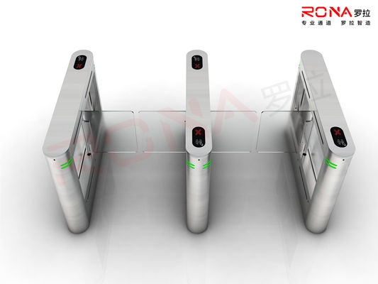 comprar Puerta peatonal bidireccional peatonal del torniquete de la puerta de oscilación de la anchura de acrílico del brazo 900m m online manufacture