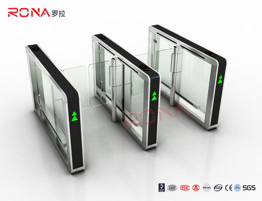 Puerta de seguridad de metal girasol anti-clampada 550-1000mm Handicap con lectura de tarjetas