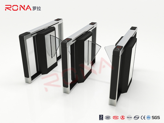 Puerta de barrera automática con colgaje RFID 304 de acero inoxidable