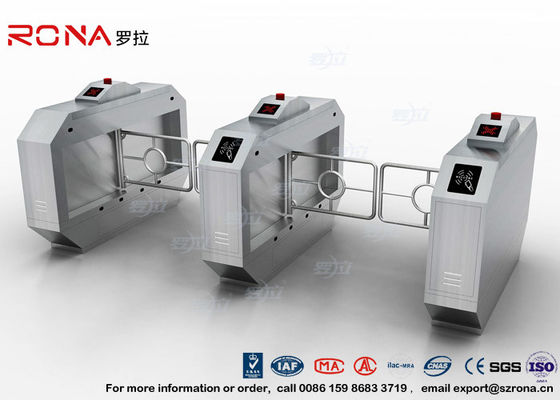 Colector automático de la tarjeta de la moneda del torniquete de la puerta de oscilación de la impresión de la palma de la entrada del RFID
