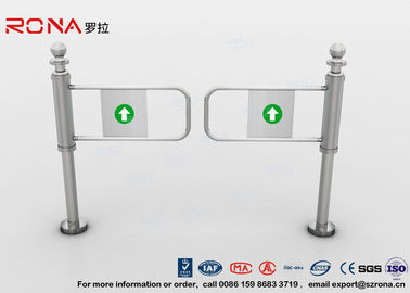 304 torniquetes inteligentes de la entrada manual de la puerta de la barrera del oscilación del acero inoxidable para el supermercado