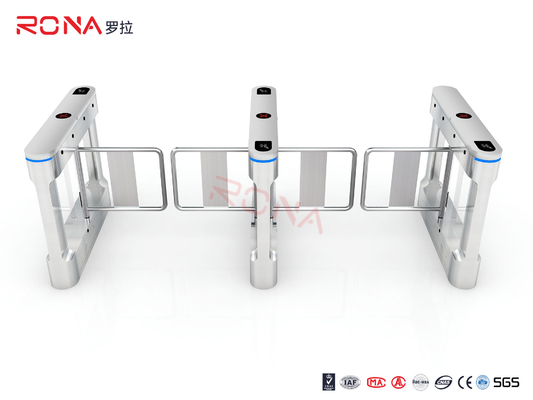 Puerta de barrera de oscilación automática inteligente con un ancho de paso de 550 mm a 1200 mm