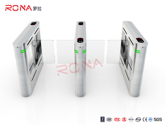 Puerta giratoria de control de acceso personalizable para longitud del pasajero de 900-1000 mm
