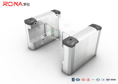 Acero inoxidable del torniquete 304 de la puerta de oscilación del control de acceso con el motor del cepillo de DC