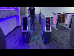 Torniquete de barrera abatible de 2 carriles con sistema de gestión de boletos con luz en cine