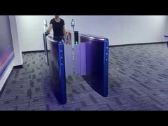 Sistema de control de acceso de torniquete de solapa de seguridad con barrera de solapa de acero inoxidable 304