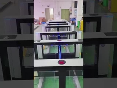 ISO 9001 Proceso automático de aleación de aluminio Puerta giratoria de oscilación Puerta giratoria de seguridad RFID