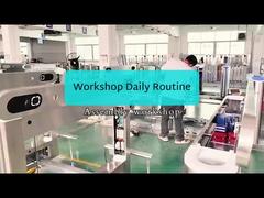 Vea la autoprobación automática de la puerta giratoria para edificios de oficinas inteligentes