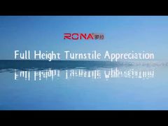 Puerta giratoria peatonal llena del torniquete del reconocimiento de cara alta al aire libre