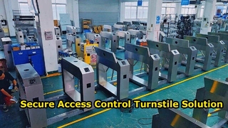 Solución de control de acceso de puerta de torniquete con trípode de seguridad