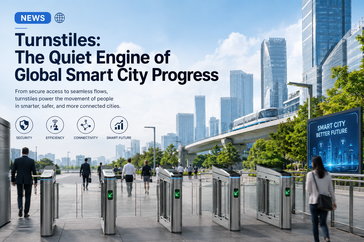 Últimos blogs de la empresa sobre Industria de torneos potencia el desarrollo global de ciudades inteligentes y un control de acceso más seguro e inteligente