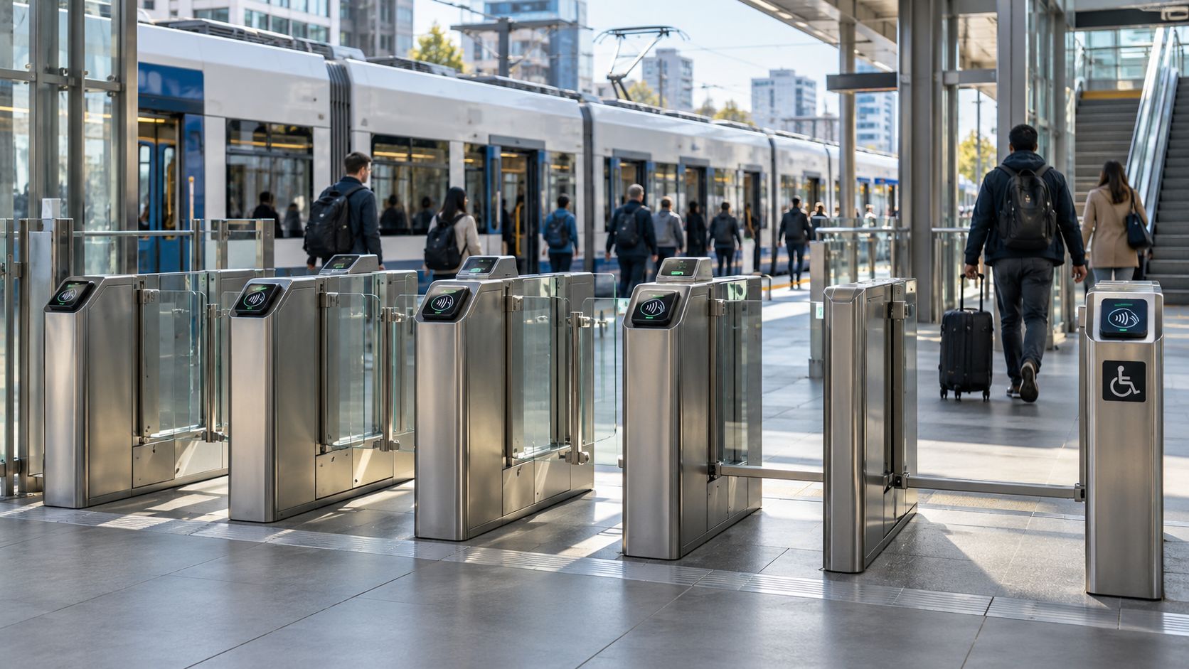 Últimos blogs de la empresa sobre Seattle Light Rail Fare Gate Pilot Signals New Priorities for Transit Turnstile Specifications
