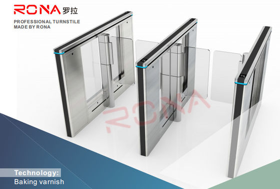 Puerta de barrera de oscilación automática inteligente con mecanismo de aleación de aluminio