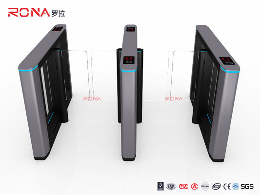 Acero inoxidable bi - giroscopio de puerta de velocidad direccional con sistema de venta de boletos de huellas dactilares