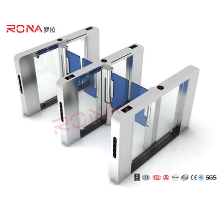 Sistema de control de acceso de puertas de alta velocidad de lujo aprobado por la CE para edificios de oficinas