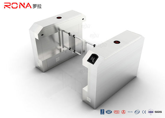 Puerta de oscilación peatonal de Rfid del control de acceso automático para el lector de tarjetas del canal de la desventaja